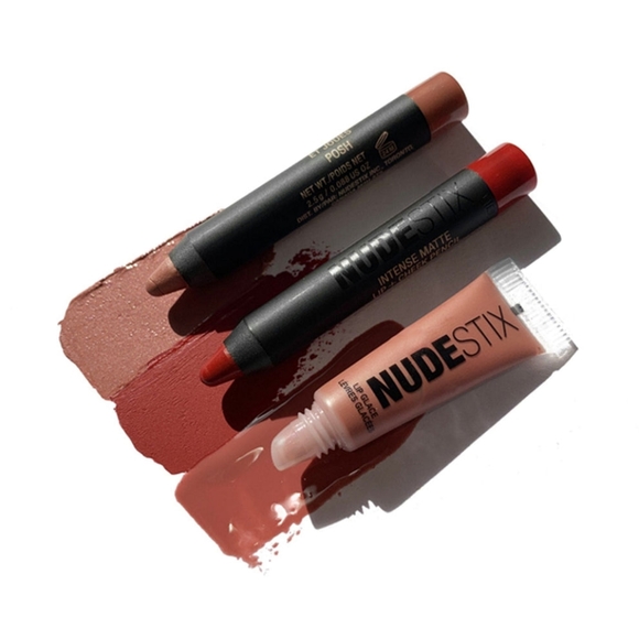 Nudestix 3 piece mini lip set tin bnib bundle new - Picture 7 of 7